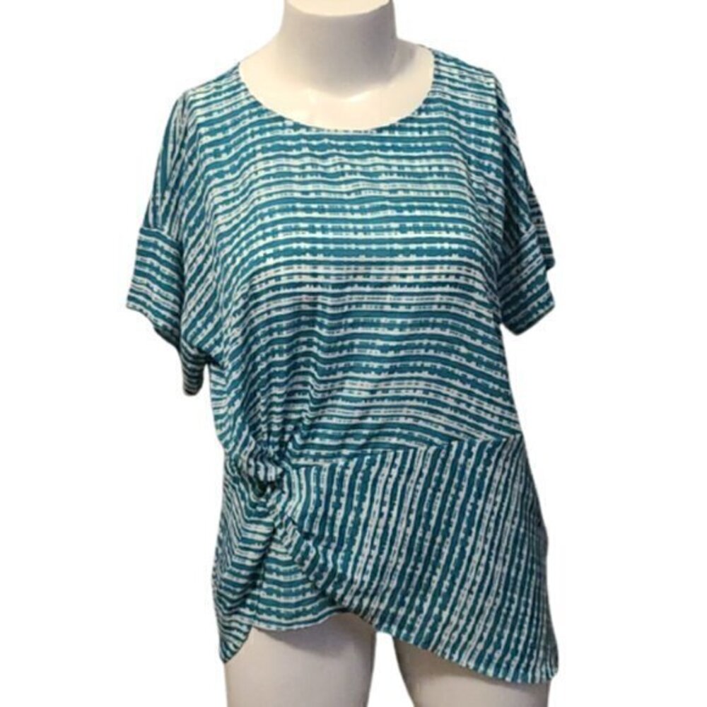 [Worthington] Knot Front Blouse - Size XL